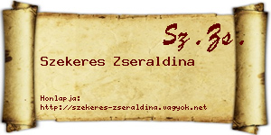 Szekeres Zseraldina névjegykártya